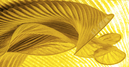 tissue, textile, cloth, fabric, web, texture, yellow gold corrugation fabric, undulation ripple wave