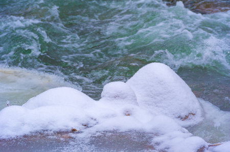 The river freezes in winter. A real winter fairy tale when this wonderful river freezes. Usually...