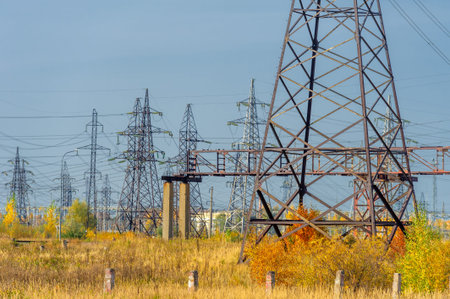 Industrial landscape. Images of post-industrial landscapes and the environment. Artistic ideas about...