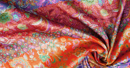 seamless. Brocade. The ancient heart of the Milky Way galaxy lies hidden in this luxurious ruby,...