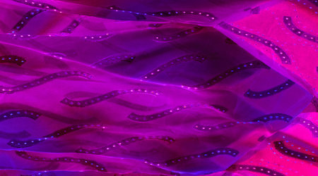 seamless kaleidoscope, pink silk. Silk crepe satin is a medium weight fabric with a shiny front....