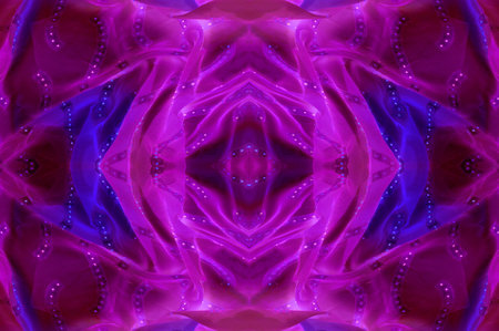 seamless kaleidoscope, pink silk. Silk crepe satin is a medium weight fabric with a shiny front....
