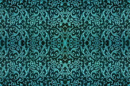 Seamless texture. Silk fabric. Blue-green-red shades. If you're looking for sophisticated beauty,...
