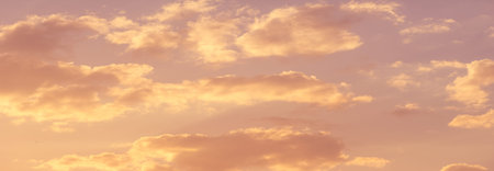 Clouds dawn sunset romance. Proof that few things in life are as beautiful as the setting sun. A picture of the perfect end to the dayの写真素材