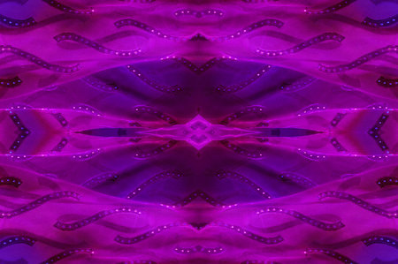 seamless kaleidoscope, pink silk. Silk crepe satin is a medium weight fabric with a shiny front....