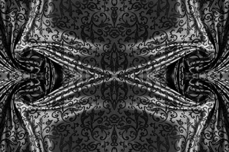Seamless texture. black color. Made from high quality polyester and silk satin, this satin will...