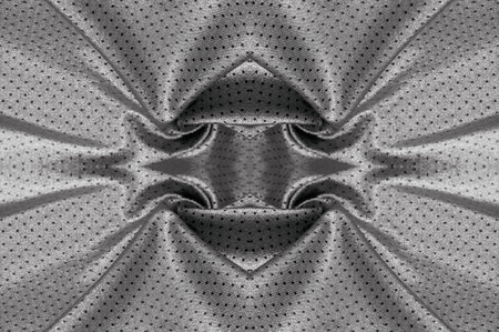 seamless. Fabric with a metallic sheen in small polka dots. black. Be the center of attention at...