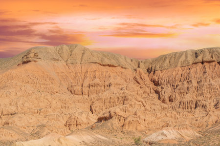 Experience the mesmerizing beauty of the Krasnye Boguty Mountains. Enjoy spectacular views of the sunset over the mountains. Feel the charm of the heavenly magic of nature in this stunning place.の写真素材