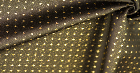 Brocade is golden in color. into a little polka. Brocade is a class of ornate shuttle fabrics, often...