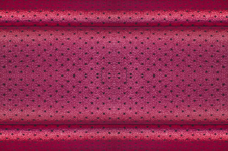 Seamless texture. Fabric with a metallic sheen in small polka dots. Red burgundy. Smooth in...
