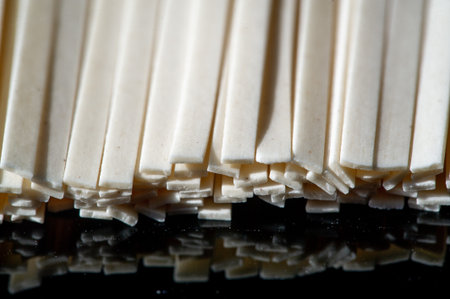 Authentic Italian pasta dishes made with bavette. We specialize in delicious spaghetti and other pasta favorites. Enjoy traditional aromatic Italian cuisine in our restaurant.の写真素材