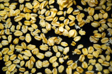 Start your day with a healthy breakfast. Oatmeal, porridge and muesli are available. Get ready for a busy morning quickly and easily.の写真素材