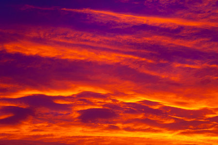 Spectacular Sunset with Stunning Dreamy Skies Sit back and relax while enjoying a virtual sunset at your fingertips. Add the beauty of sunset to your home or play area.の写真素材
