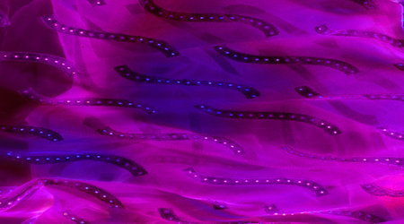 seamless kaleidoscope, pink silk. Silk crepe satin is a medium weight fabric with a shiny front....