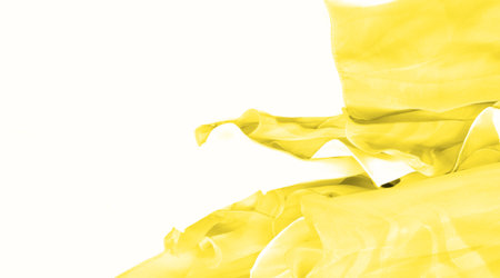 seamless kaleidoscope, yellow silk. A sunny golden yellow silk faucet is all you need for a stylish presentation.の写真素材