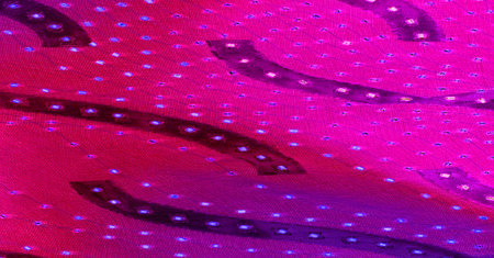 seamless kaleidoscope, pink silk. Silk crepe satin is a medium weight fabric with a shiny front....