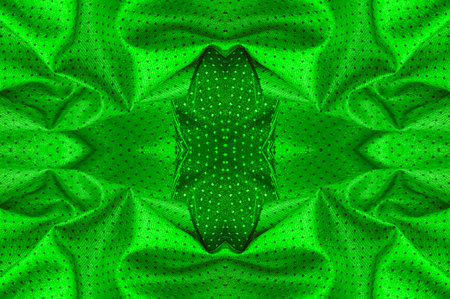seamless texture. Fabric with a metallic sheen in small polka dots. Green color Admire this...