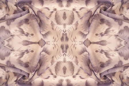 seamless silk fabric in African style brown. For designer, texture pattern, background collection.の写真素材