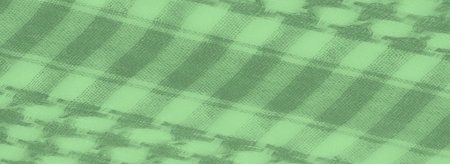 Blur. This green fabric features a unique houndstooth-inspired pattern in a checkered layout, giving...
