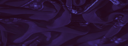 Blur: A luxurious purple deep fabric with layered geometric patterns and delicate shimmering...