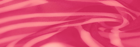 Blur, a pink abstract fabric featuring flowing curves and soft stripes that create a sense of...