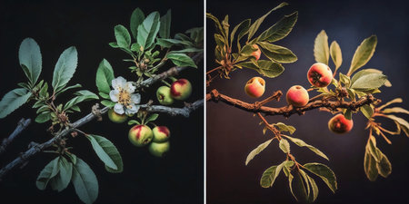 Apple Branch Diptych Exquisite Boost Your Immune System Naturally: Top Tipsの素材