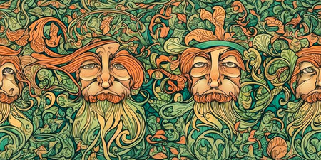 Abstract interpretation of the concept âsee no evil. hear no evil. I don't speak evilâ Detailed and modern design style Captures the essence of each part of the concept in a striking visual form.の素材