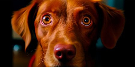 Playful and adorable character with red fur and big eyes Can be used as a mascot or logo for various brands and products Both kids and adults will love itの素材