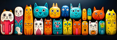 Colorful and vibrant cartoon characters and animals. Perfect for children's books, animations or branding. Add a little fun and fantasy to any project.の素材