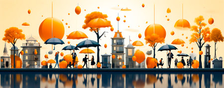 Fun and engaging cartoon illustrations of business scenarios. Perfect for presentations, websites and marketing materials. Customizable to match your brand style and message.の素材