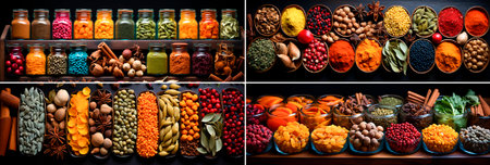 A unique and diverse range of spices and herbs High-quality ingredients from around the world Add a splash of flavor to your dishes with our colorful selectionの素材