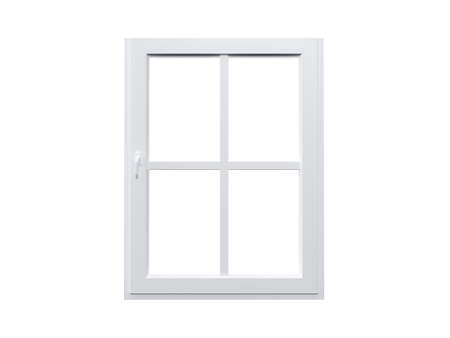 Modern window, isolated on white background.の写真素材