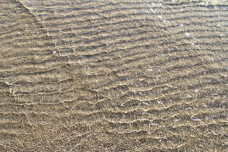 Clear water and sandy shallow sea.の写真素材