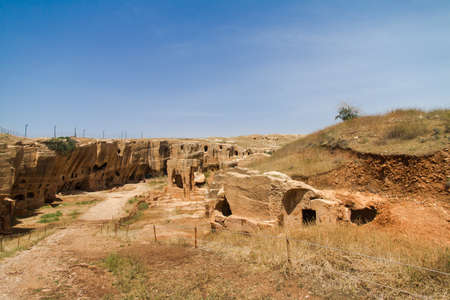Dara Necropolis in Mardin, Turkey.の写真素材