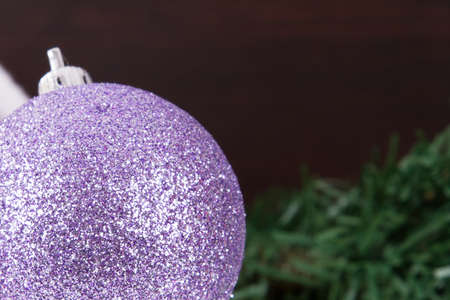 Christmas ornament on blurry .の写真素材