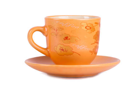 Coffee cup, isolated on white background.の写真素材