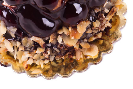 Detail view of delicious cake.