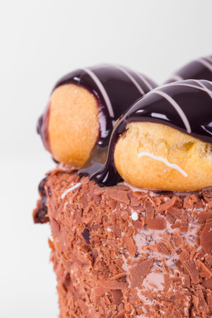 Detail view of delicious cake.