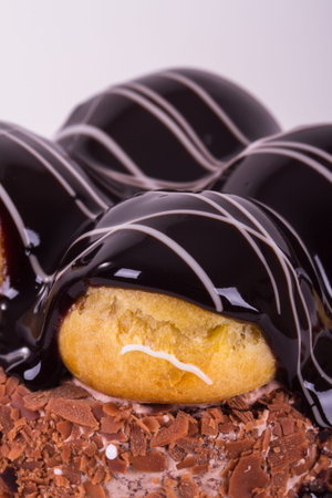 Detail view of delicious cake.