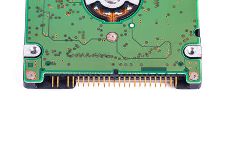 Close up view of hard disk.