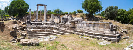 Ruins of Hecate Temple in Lagina, Mugla.の写真素材