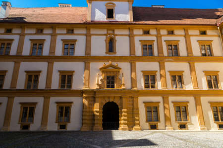 Eggenberg Palace countyard in Graz, Styria region of Austria.のeditorial素材