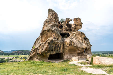 Landscape view of Phrygia valley in the middle of Turkey.の写真素材