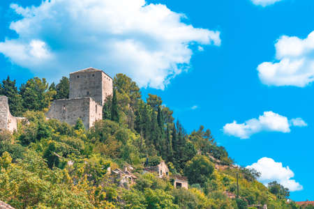 Oldest town in Neretva Canton of Bosnia and Herzegovina. Archeological area has been settled since ancient times.のeditorial素材