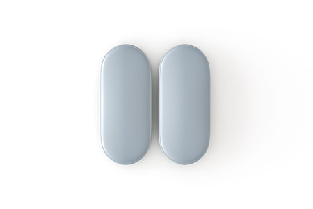 3d rendering, medicine concept, antibiotic capsule pill and tablet, isolated on white background.