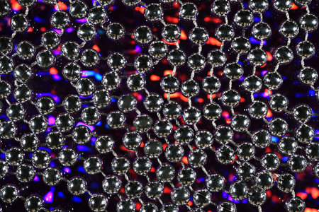 Balloons on a colorful background. Close-up.