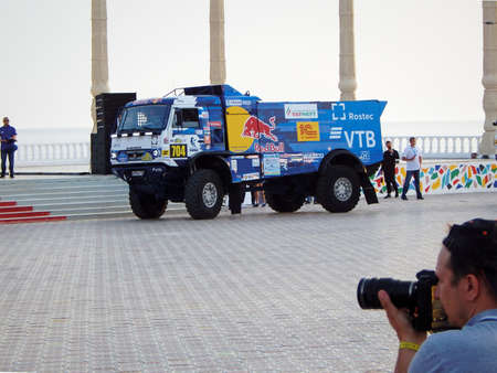 Aktau - May 27 2019. Opening FIA WORLD CUP RALLY 2019 KAZAKHSTAN.のeditorial素材