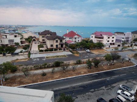 Aktau city. Kazakhstan. Mangistau region. 22 July 2020 year.のeditorial素材