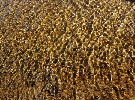 Ripples on the water surface. Sea water.