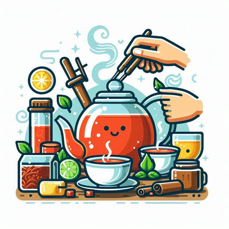 Vector illustration of a target with a red circle on a white backgroundのイラスト素材